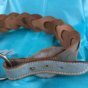 Old Navy Accessories - NWT Leather Silver & Tan Belt Old Navy Accessories - NWT Leather Silver & Tan Belt